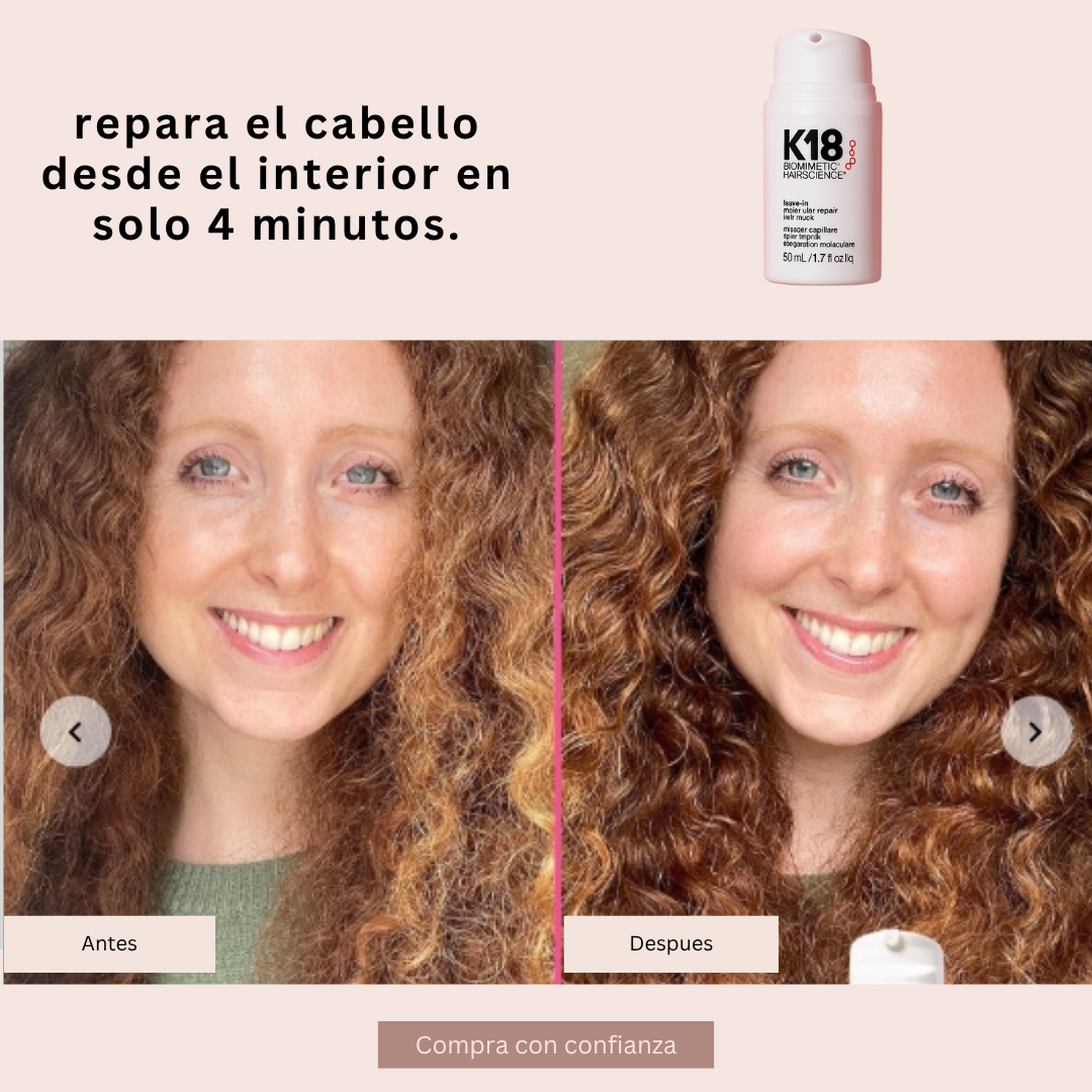 K18 Mascarilla Molecular ® | Repara Tu Cabello en Solo 4 Minutos