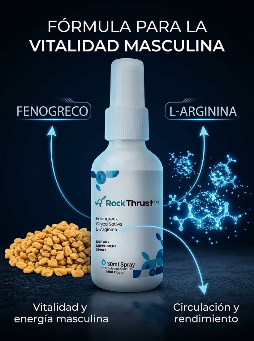 RockThrust™ - Spray Para Erecciones Duras Como Una Roca En 43 Segundos