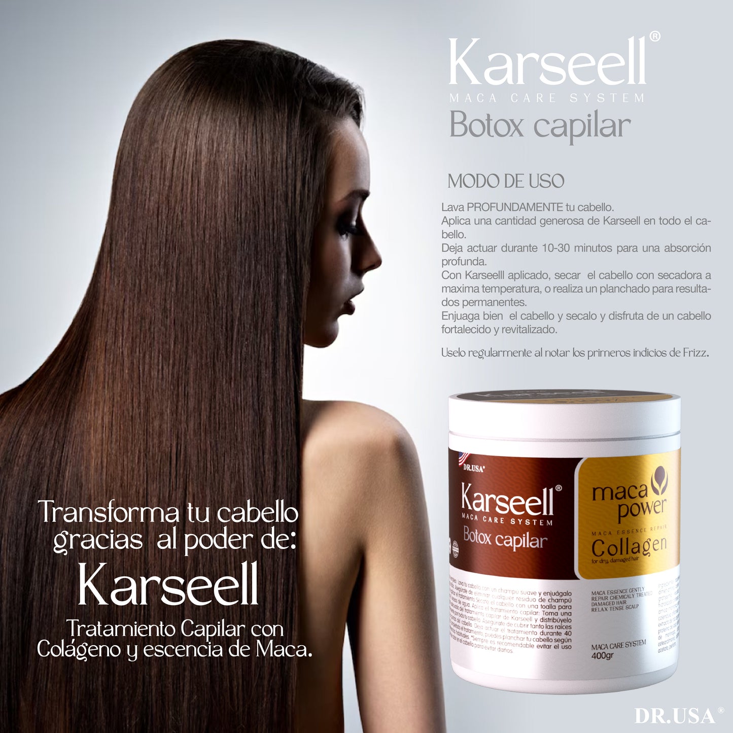 Botox Capilar Karseell – Hidratación Profunda y Brillo en Minutos
