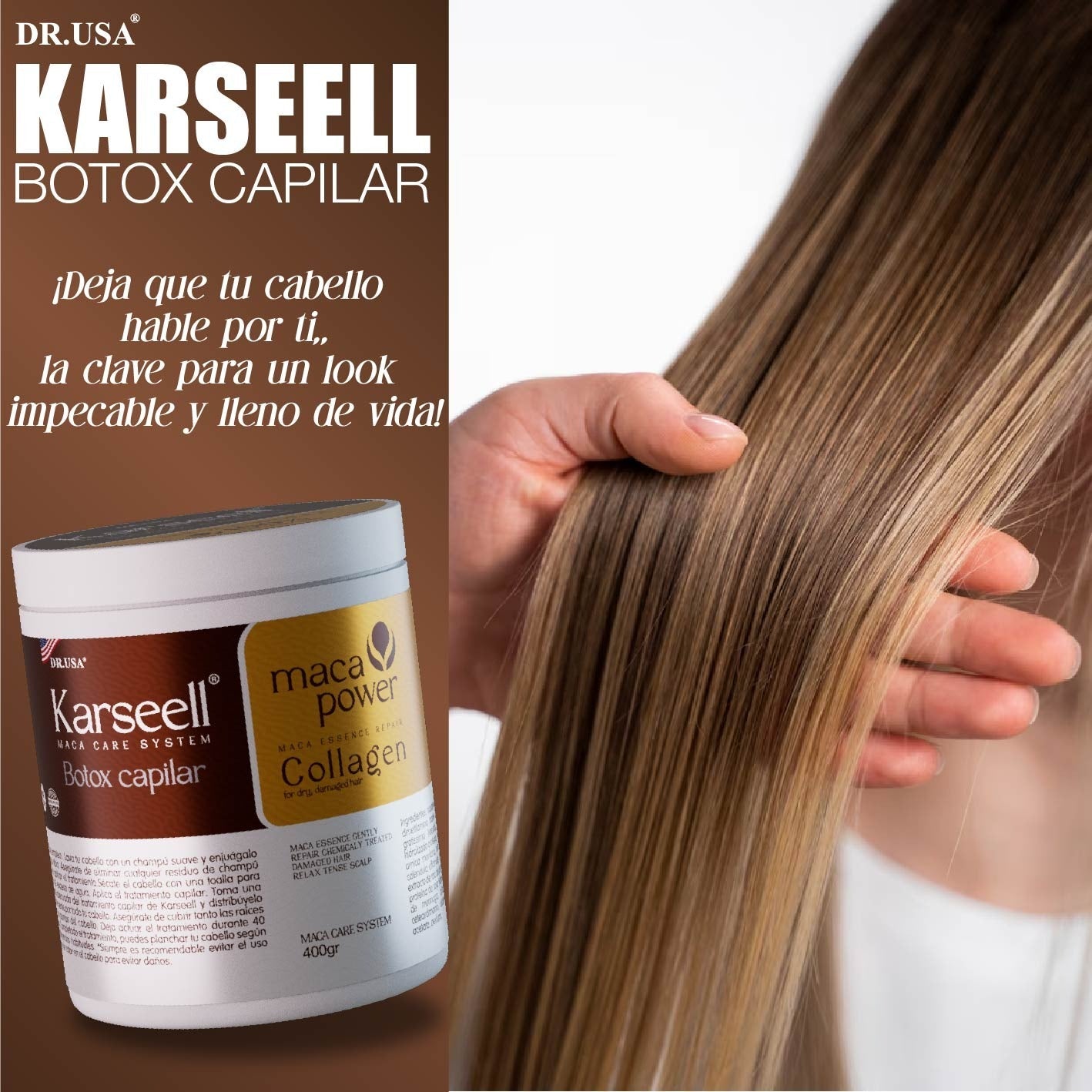 Botox Capilar Karseell – Hidratación Profunda y Brillo en Minutos