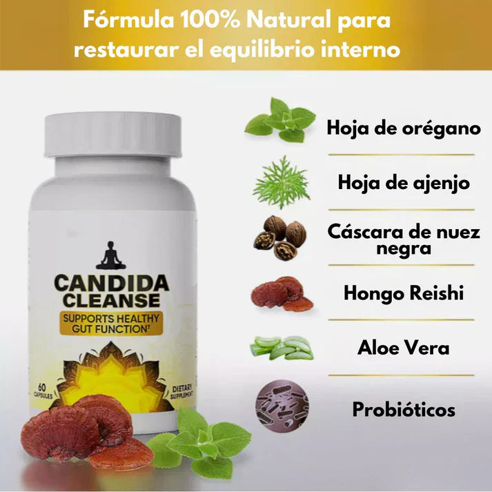 CANDIDA CLEANSE® 100% Original + Clean15™ Limpieza Completa