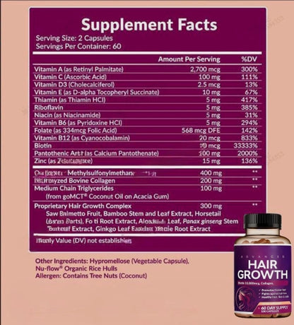 HairGrowth™ 120 cápsulas✨