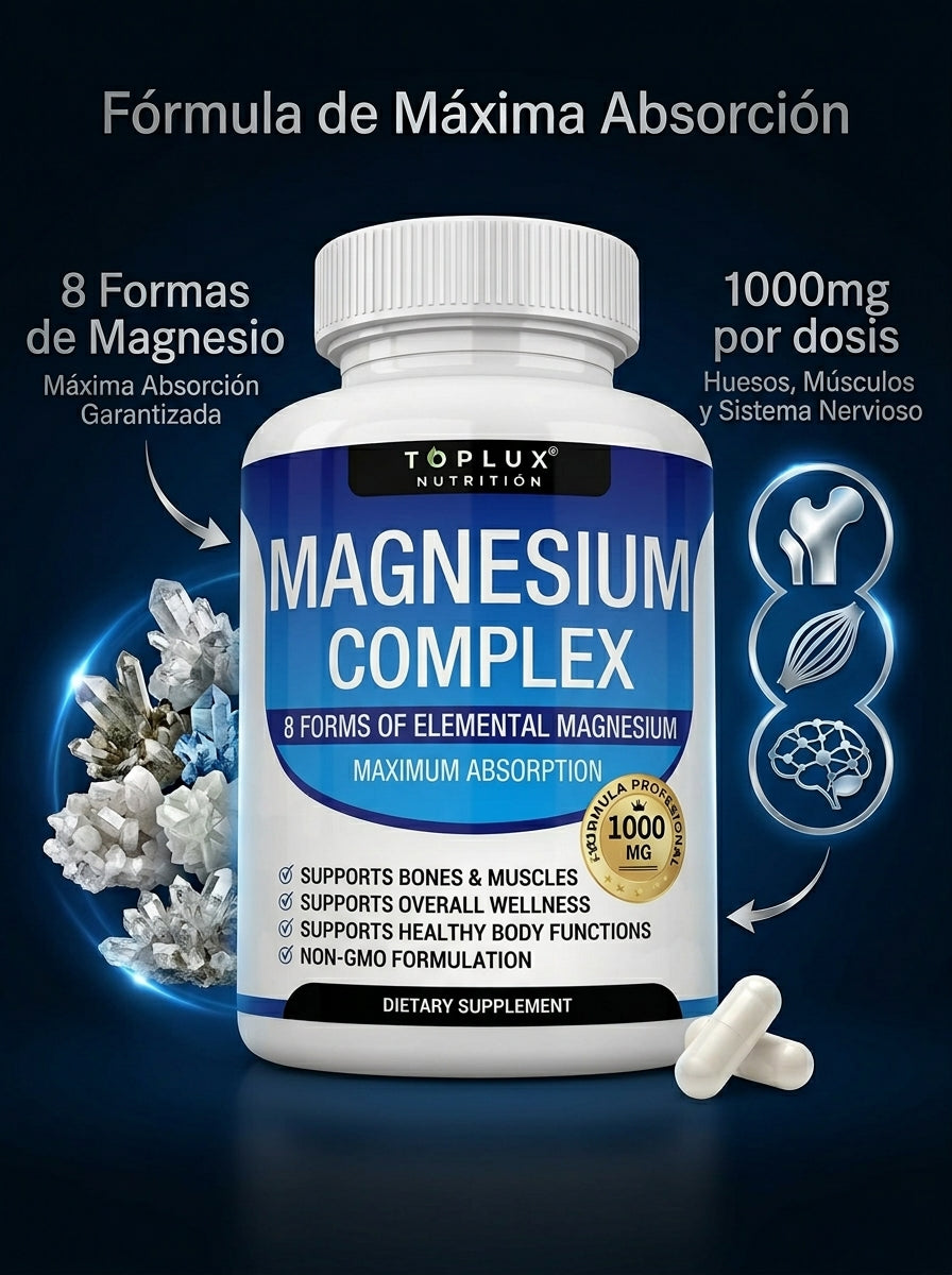 Magnesio Complex® — Recuperá tus  músculos desde adentro