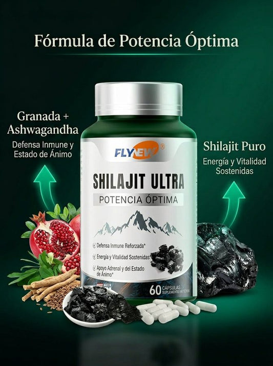 Shilajit Ultra Original — Recuperá  tu energía, vitalidad y rendimiento  como cuando tenías 25